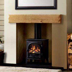 Focus Fireplace Aged Beam - Image 2